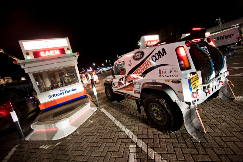 Illustration for article titled Land Rover-Sponsored Race2Recovery Sets Sail To Dakar